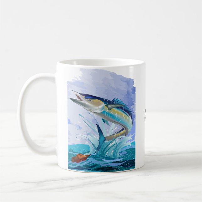O wahoo está pescando chá ou caneca de café (Esquerda)