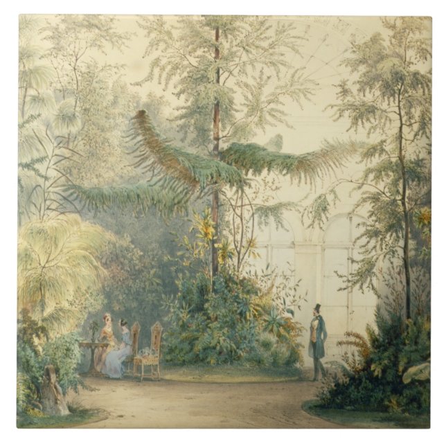 O wintergarden do palácio de Hofburg, Viena, 1 (Frente)