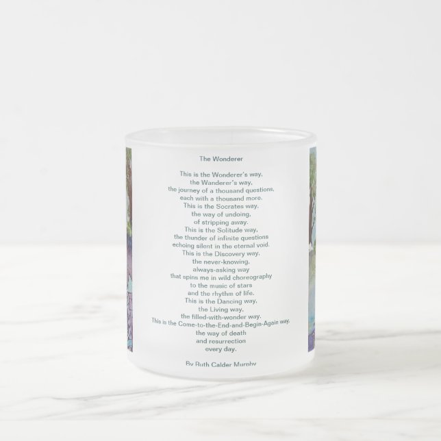 O Wonderer - por Ruth Calder Murphy - caneca (Centro)