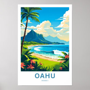 Oahu Hawaii Viagem Impressão