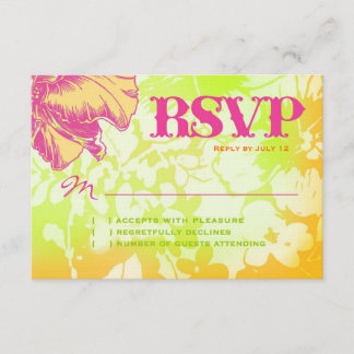 OAHU RSVP Floral Linen Paper