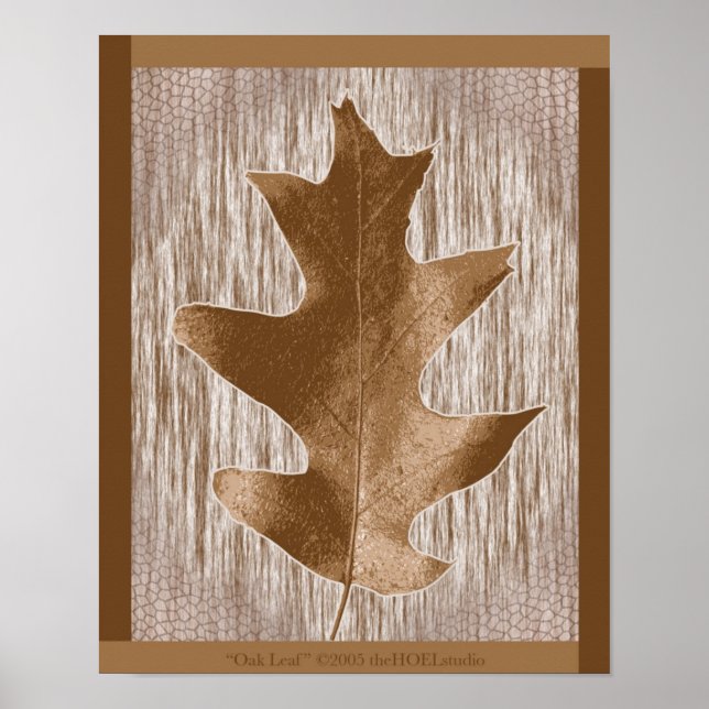 Oak Leaf Poster (Frente)