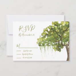 Oak Tree Moss lança placas de resposta RSVP