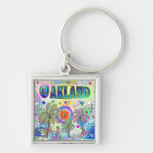 Oakland Deep Dream Chaveiro