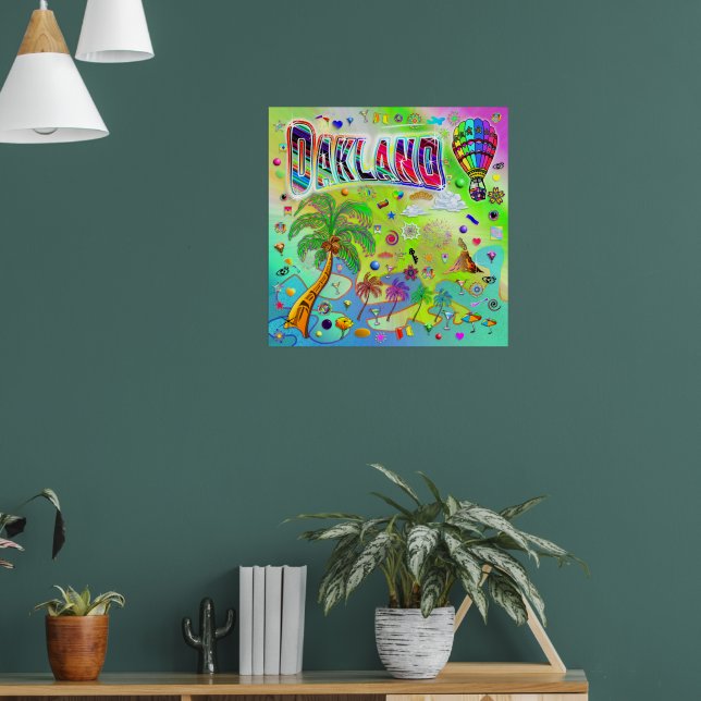 Oakland Eterno Melody Poster (Sala de Estar 1)