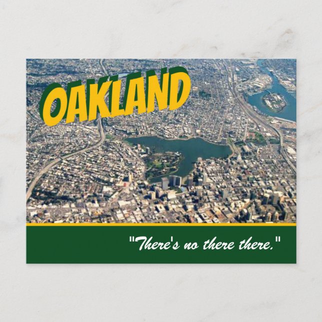 Oakland: "Não há lá." Cartão postal de caneca de c (Frente)
