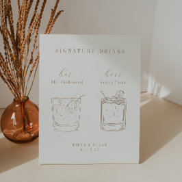 OASIS Wedding Signature Drinks