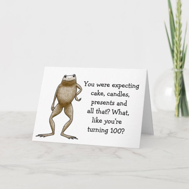 Obadiah Toad Birthday Card Modelo (Frente)