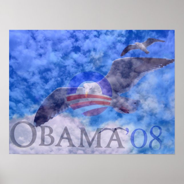 OBAMA '08,Tocando para outro nível_ Poster (Frente)