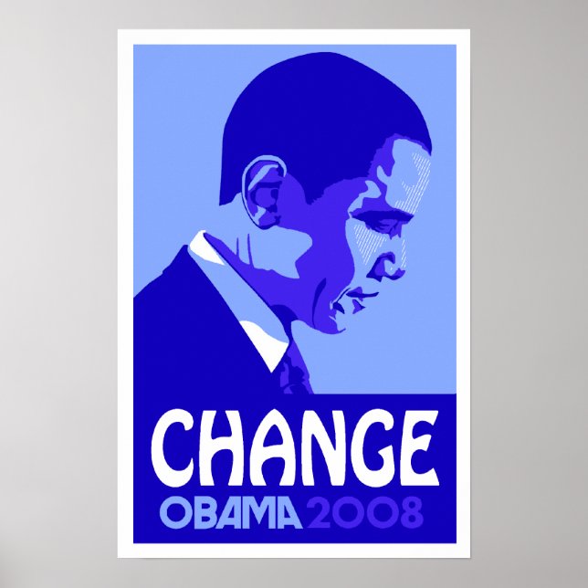 Obama - Alterar Poster Azul (Frente)