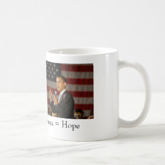 Obama = caneca da esperança