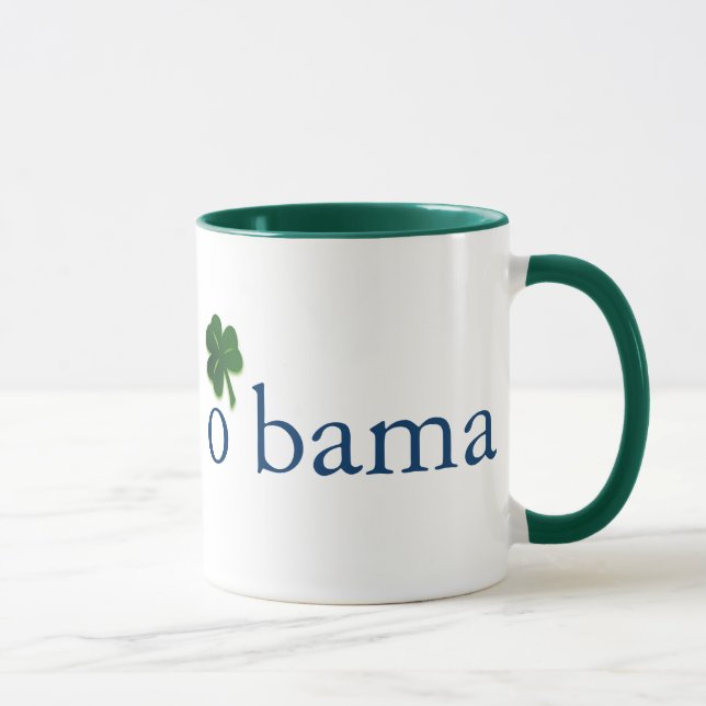 Obama, caneca irlandesa (Direita)
