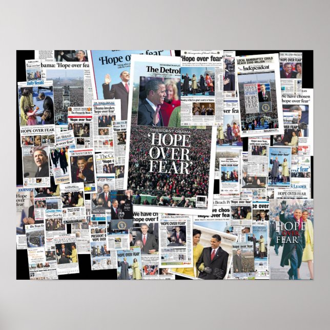 Obama: Esperança sobre o Medo poster (Frente)