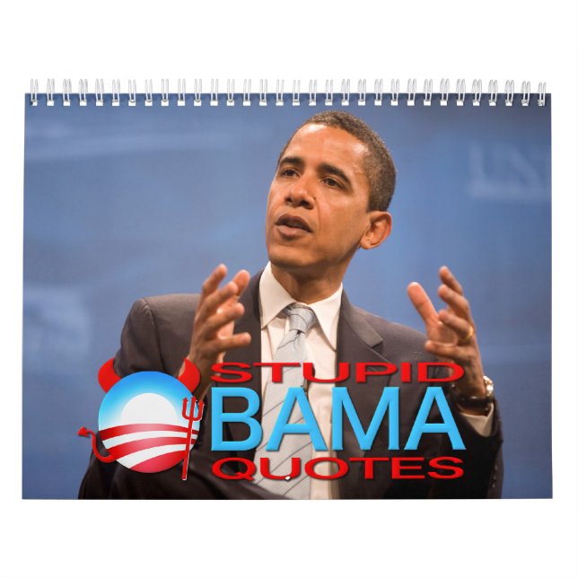 Obama estúpido cita o calendário (Capa)