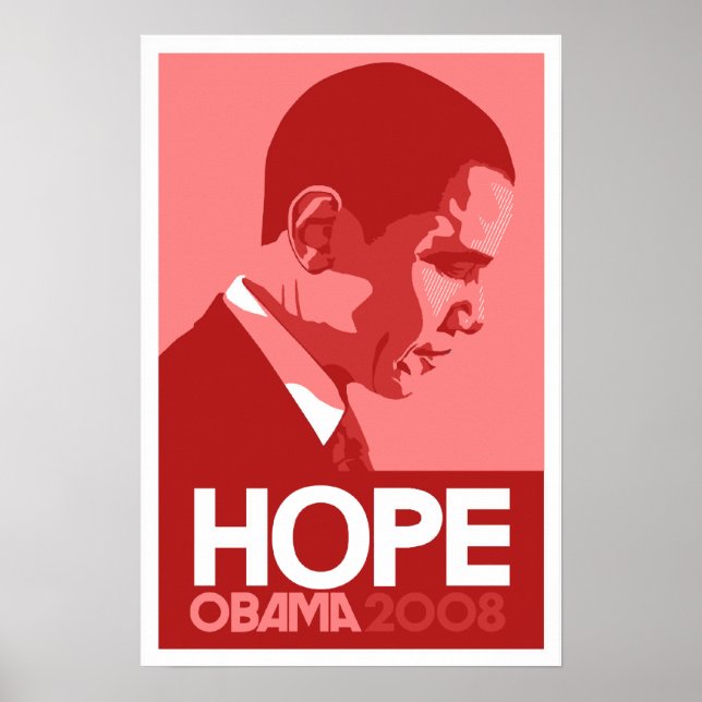 Obama - Hope Red Poster (Frente)