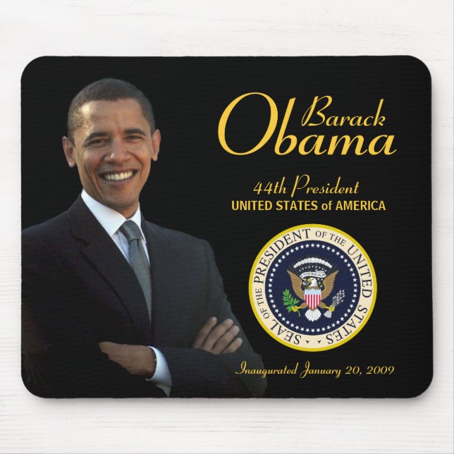 Obama Inauguração Souvenir Mousepad (Frente)