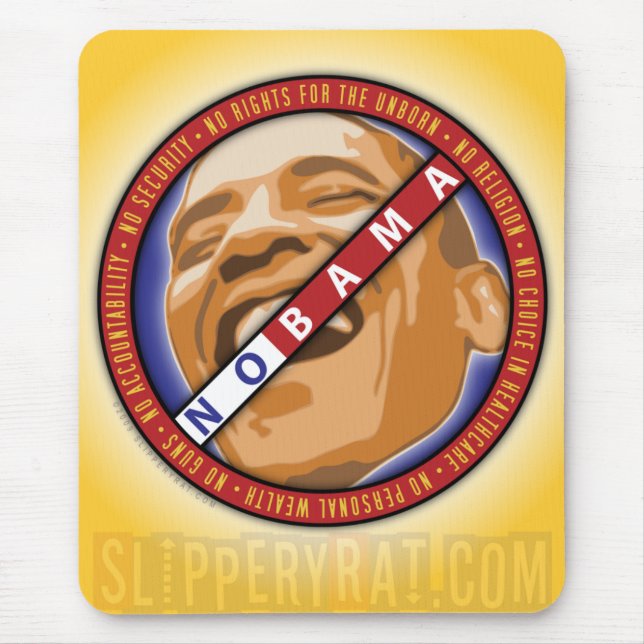 Obama "Nobama" Mousepad (Frente)