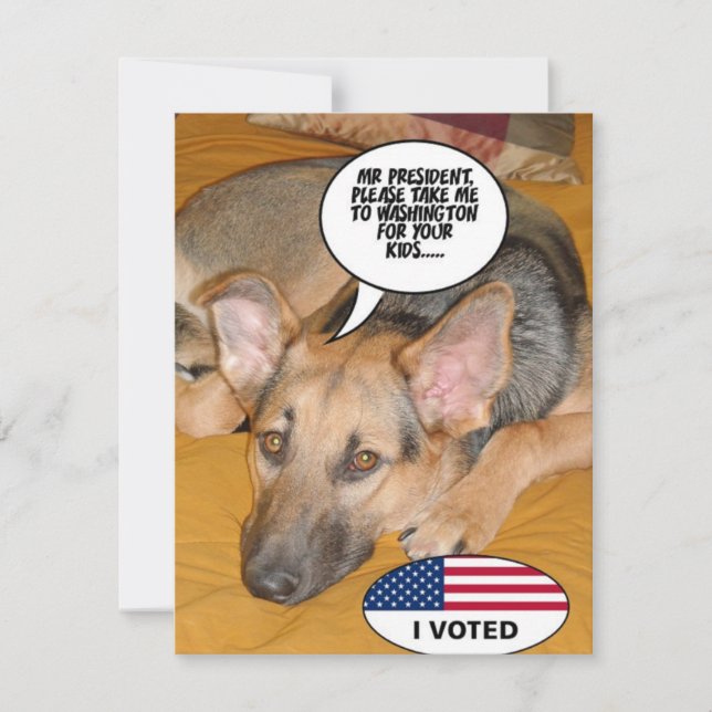 Obama Pet/Whitehouse Humor (Frente)