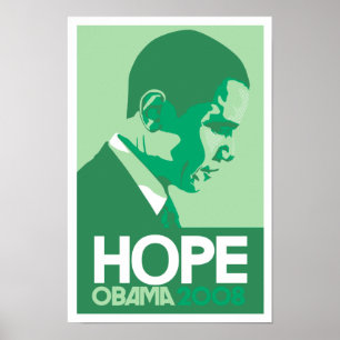 Obama - poster verde da esperança