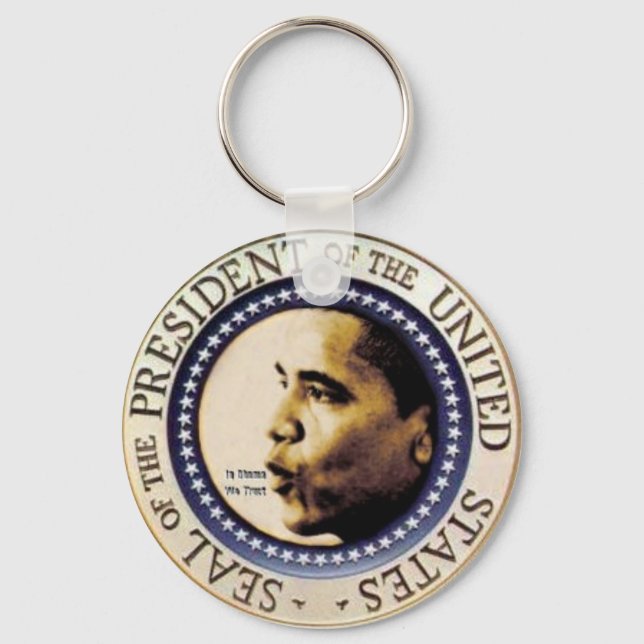 Obama Presidencial Seal Chaveiro (Frente)