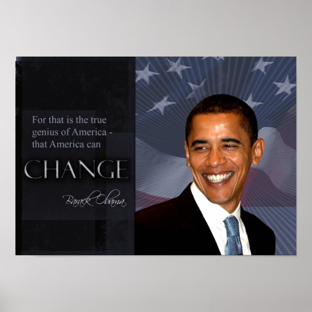 Obama Quote Poster (Frente)