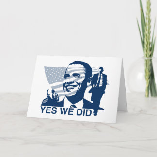 Obama Sim Nós Fazemos O Cartão De Saudação
