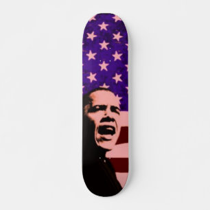 Obama US Flag Skateboard Deck