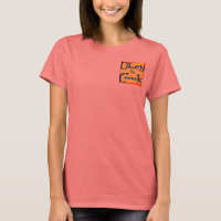 Obedeça a cozinha engraçada dizendo camiseta