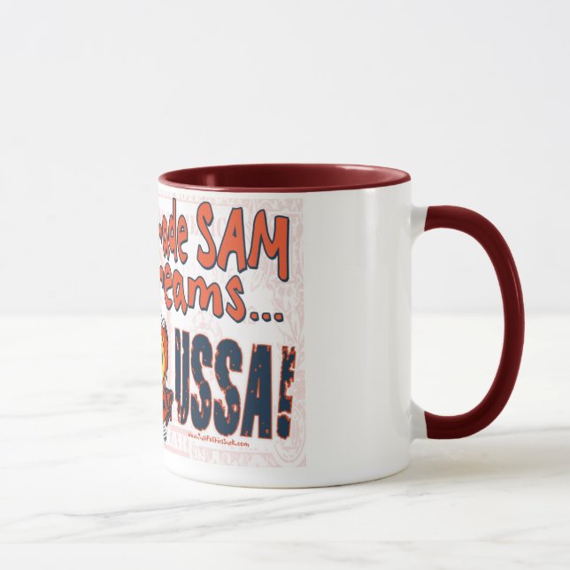 Obedeça o USSA a caneca do gritar (Direita)