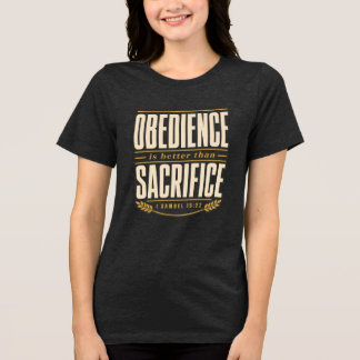 Obediência é Melhor do que Sacrifício Fé Cristã