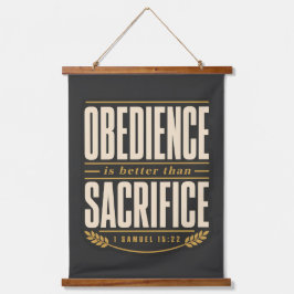Obediência é Melhor do que Sacrifício Fé Cristã