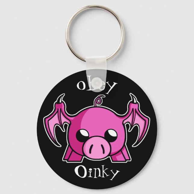obey Oinky chaveiro (Frente)