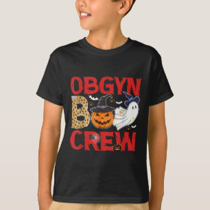 Obgyn Boo Crew Halloween Ob-gyn Enfermeira Camisas