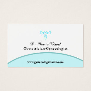 OBGYN Teal Modern Elegante com código QR