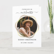 Obituário Funeral de Serviço com Cartões de agrade