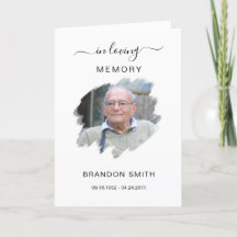 Obituário Funeral de Serviço com Cartões de agrade