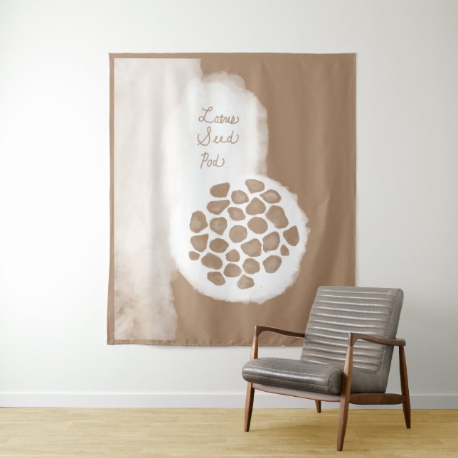 objet_11_lotus semente pod L_size tapeçaria (In Situ)