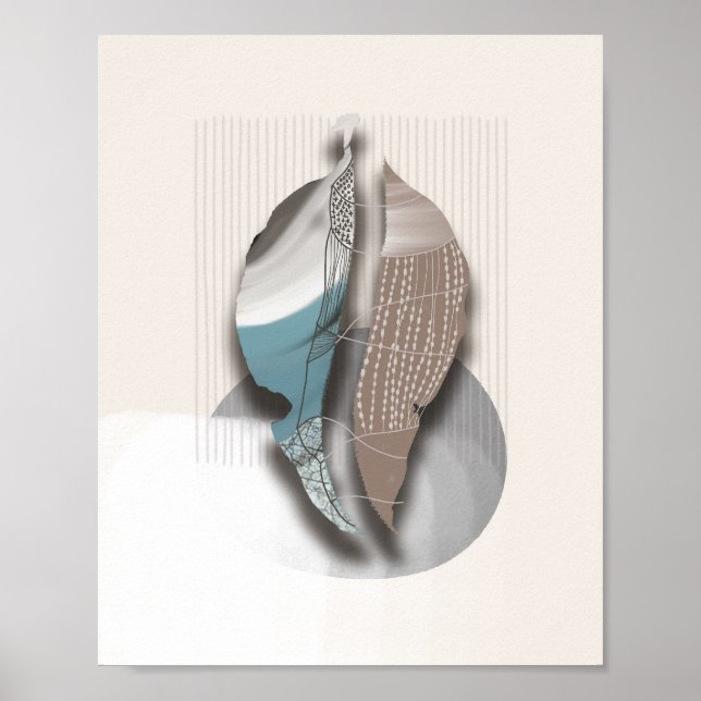 objet_8_umn Folhas_1 matt poster (Frente)