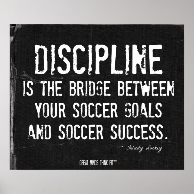 Objetivos do futebol e Poster de sucesso em preto  (Frente)