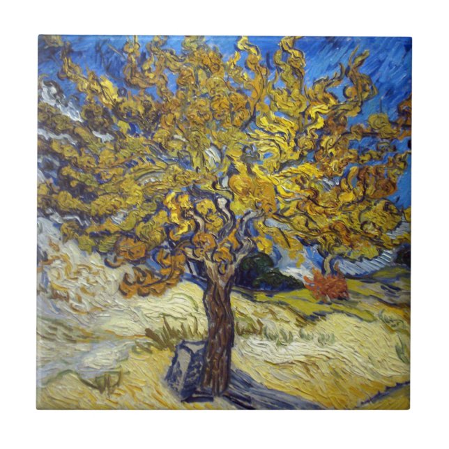 Obra-Prima da Arte da Árvore de Amora de Van Gogh (Frente)