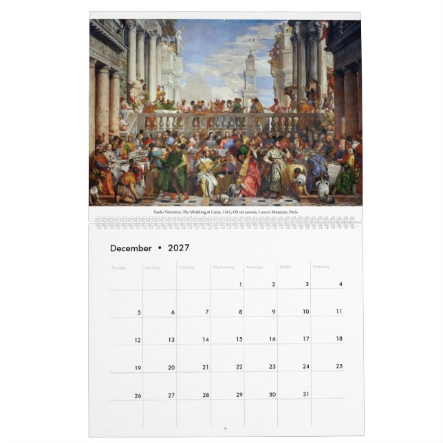 Obras-primas do Calendário (Dez 2027)