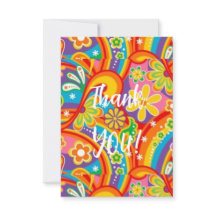 OBRIGADO A CARTÃO DE FLORES DE COR