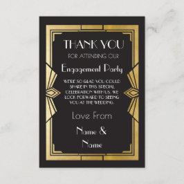 Obrigado A Cartões De Festa de casamento 1920