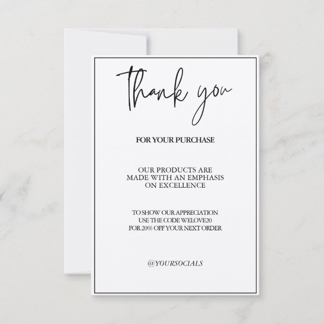 Obrigado a inserção tradicional de mídia artesanal (Frente)