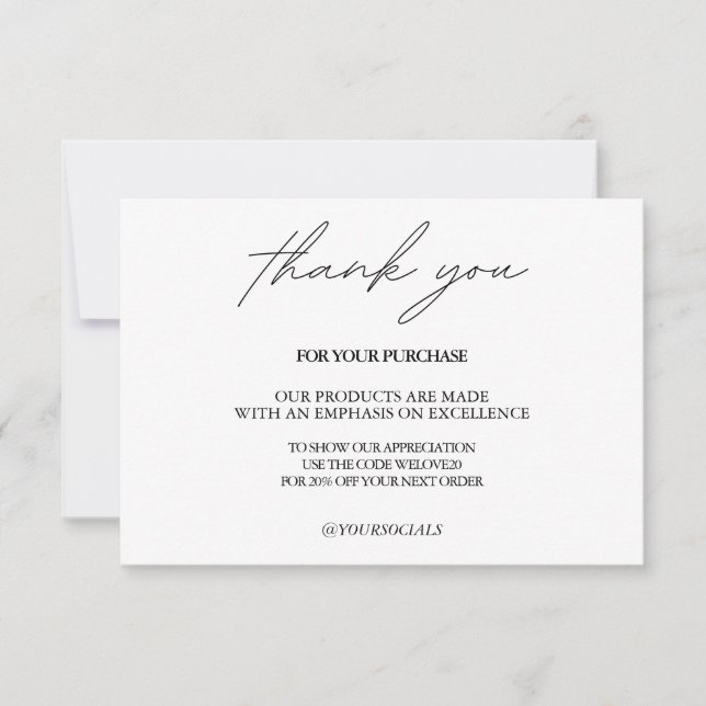 Obrigado a inserção tradicional de mídia artesanal (Frente)