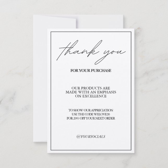 Obrigado a inserção tradicional de mídia artesanal (Frente)