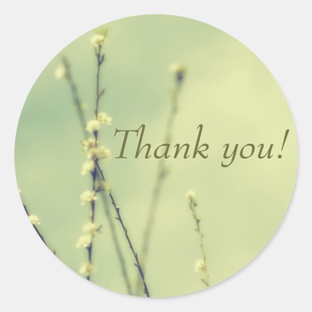 obrigado! Adesivo (Frente)