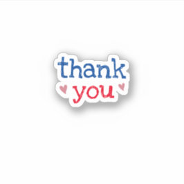 Obrigado, adesivo de pequena empresa