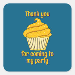 Obrigado, adesivo para Bolsas de festas