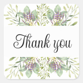 Obrigado adesivos ou selos de envelopes